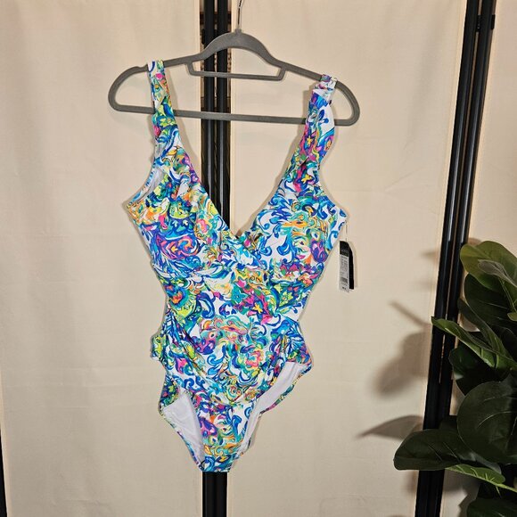 Lauren Ralph Lauren Other - NWT Lauren Ralph Lauren Multi Color Swimsuit size 16.